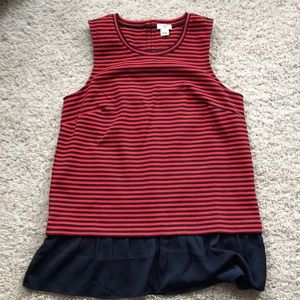 J.Crew stripped tank top.